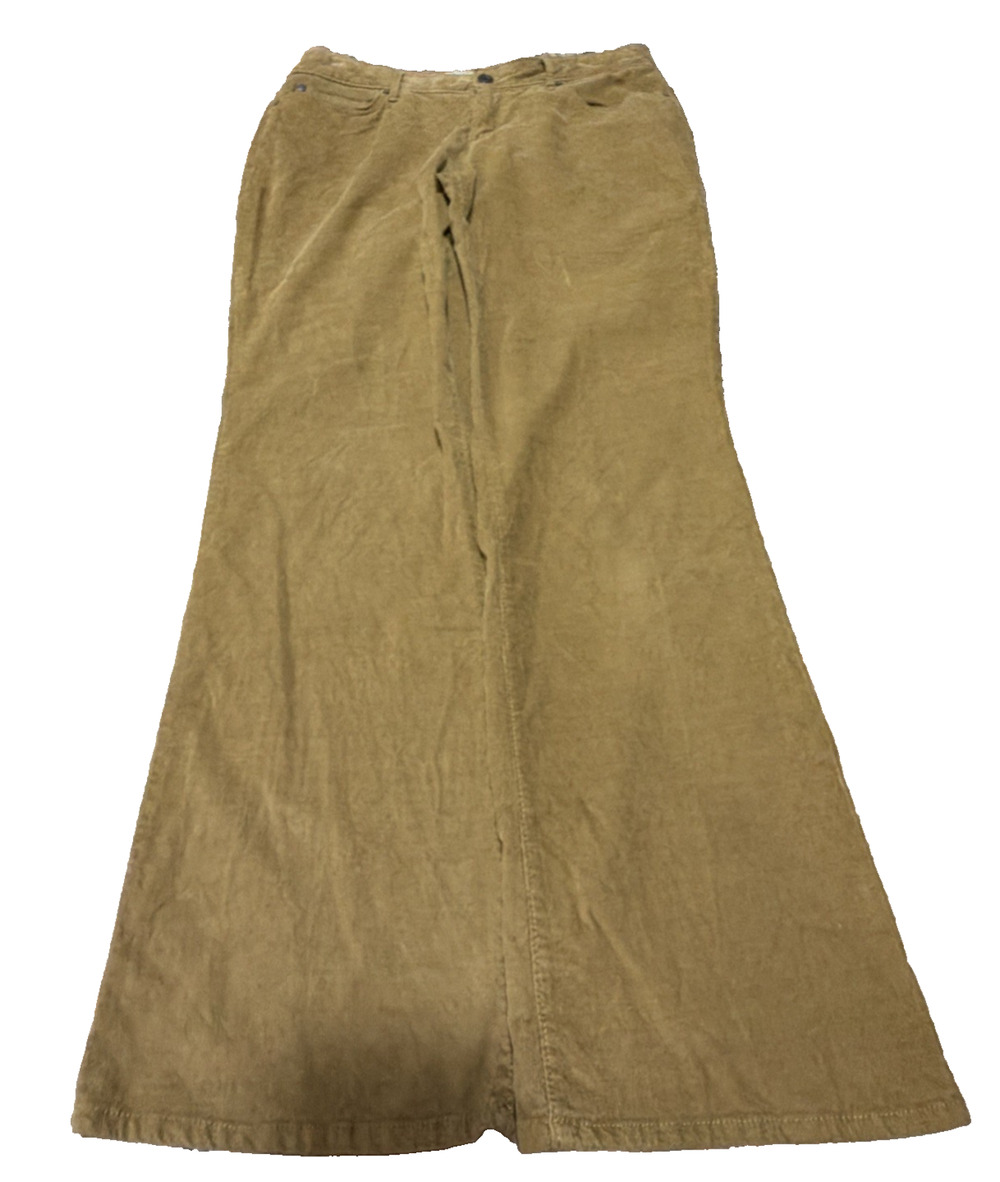 Eddie Bauer Curvy Bootcut Corduroy Pants Size 10 Olive Khaki